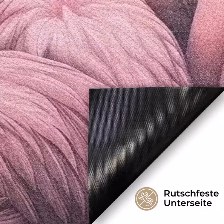 Flamingo - Roze - Dieren Deurmat klein -antislip_DE