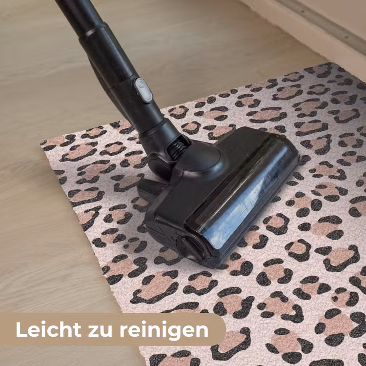 Vlekken - Beige - Luipaard Deurmat klein 898 -reinigen_DE