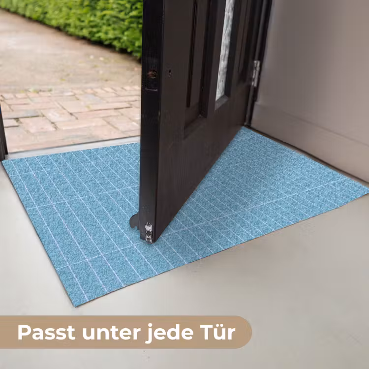 Tegel - Langwerpig - Patroon - Blauw Deurmat klein 898 -USP_DE