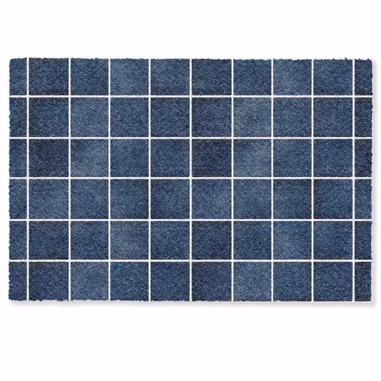 Tegel - Modern - Blauw Deurmat klein 898 -zkaufland3d