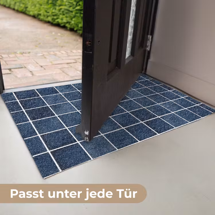 Tegel - Modern - Blauw Deurmat klein 898 -USP_DE
