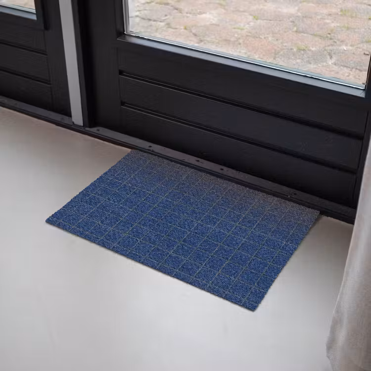 Tegel - Patroon - Blauw Deurmat klein 898 -sfeer2
