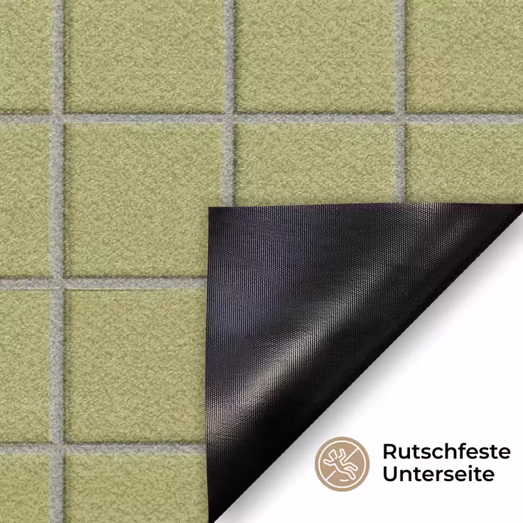 Tegel - Patroon - Olijfgroen Deurmat klein 898 -antislip_DE