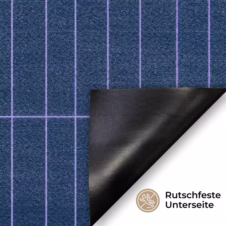 Tegels - Langwerpig - Blauw Deurmat klein 898 -antislip_DE