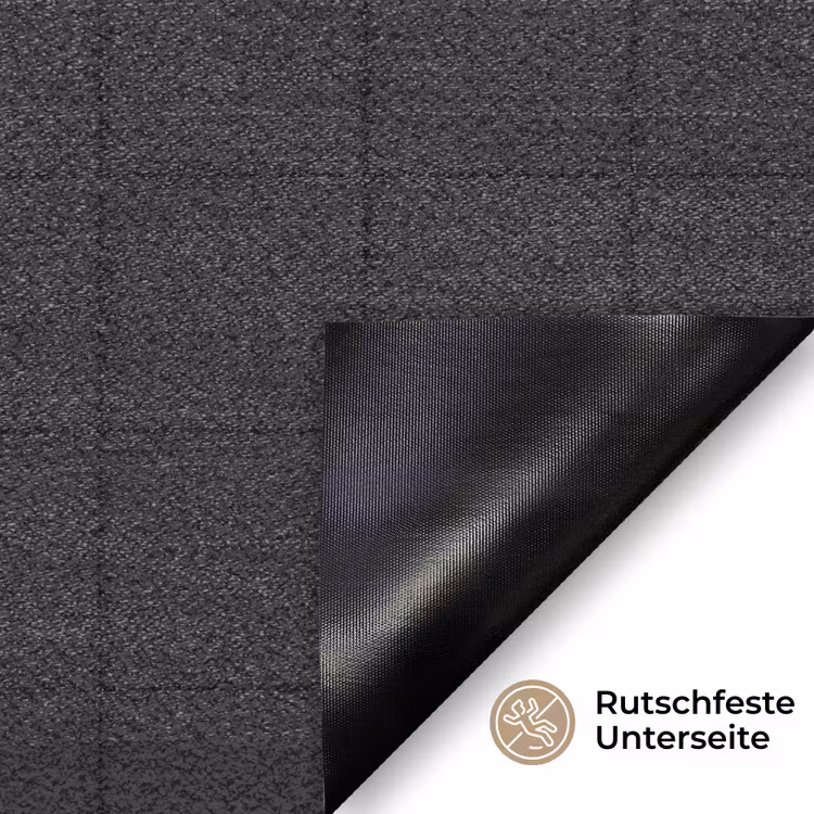 Tegels - Patroon - Mat - Zwart Deurmat klein 898 -antislip_DE