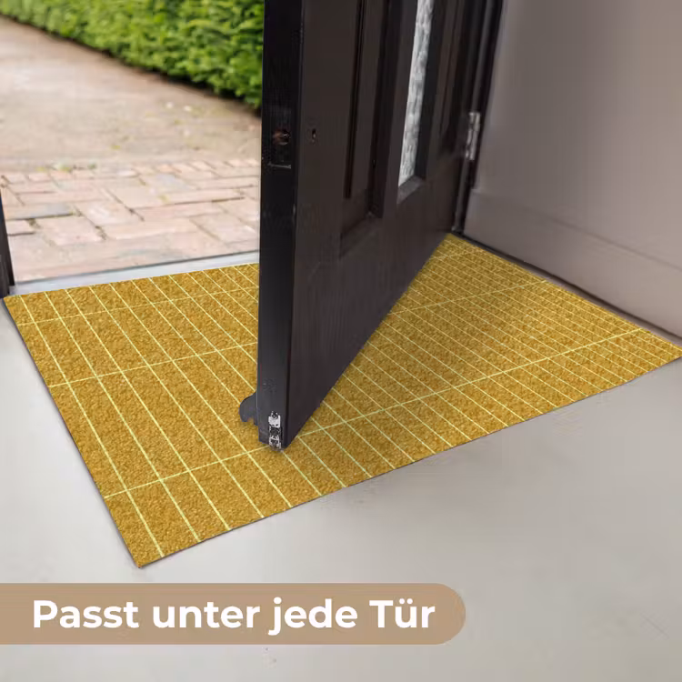 Tegels - Verticaal - Mosterdgeel Deurmat klein 898 -USP_DE