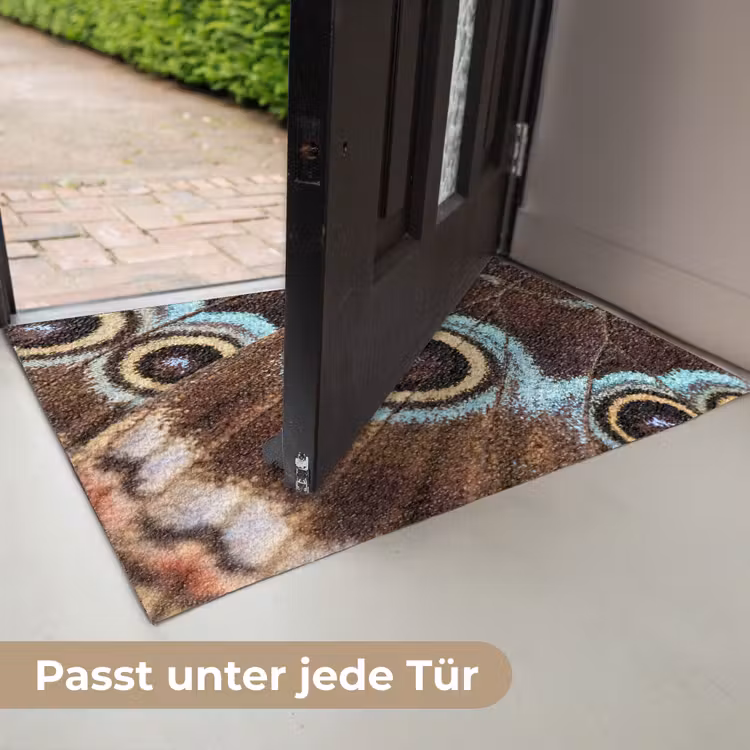 Vleugels - Vlinder - Blauw Deurmat klein -USP_DE
