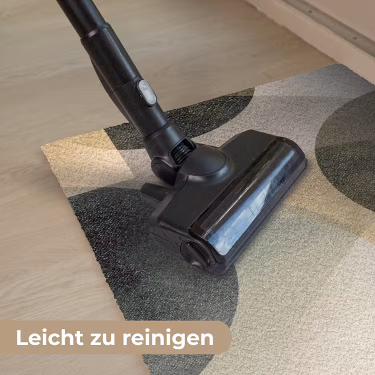 Vlakken - Abstract - Beige - Cirkels Deurmat klein -reinigen_DE