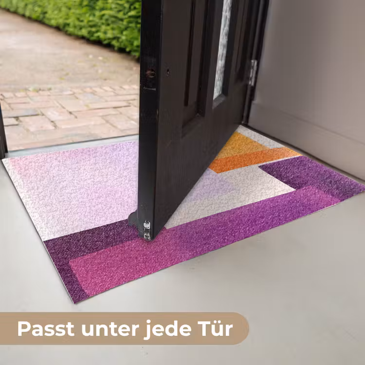 Vlakken - Abstract - Rechthoekig - Oranje Deurmat klein -USP_DE