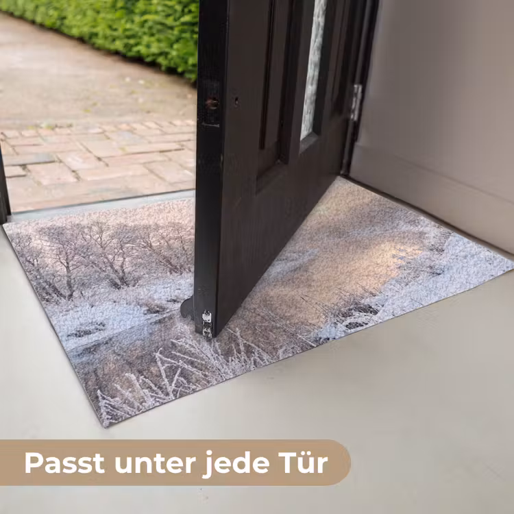 Rivier - Winter - Landschap - Sneeuw - Zonsopgang Deurmat klein -USP_DE