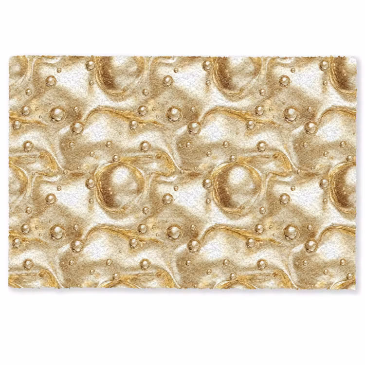 Vloeibaar - Druppels - Goud Deurmat klein 898 -zkaufland3d