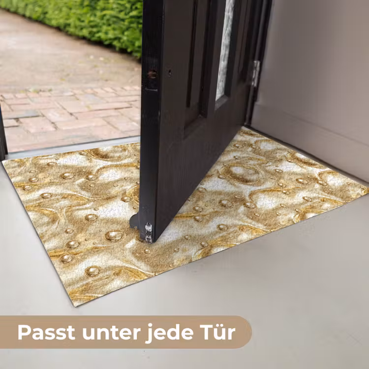 Vloeibaar - Druppels - Goud Deurmat klein 898 -USP_DE