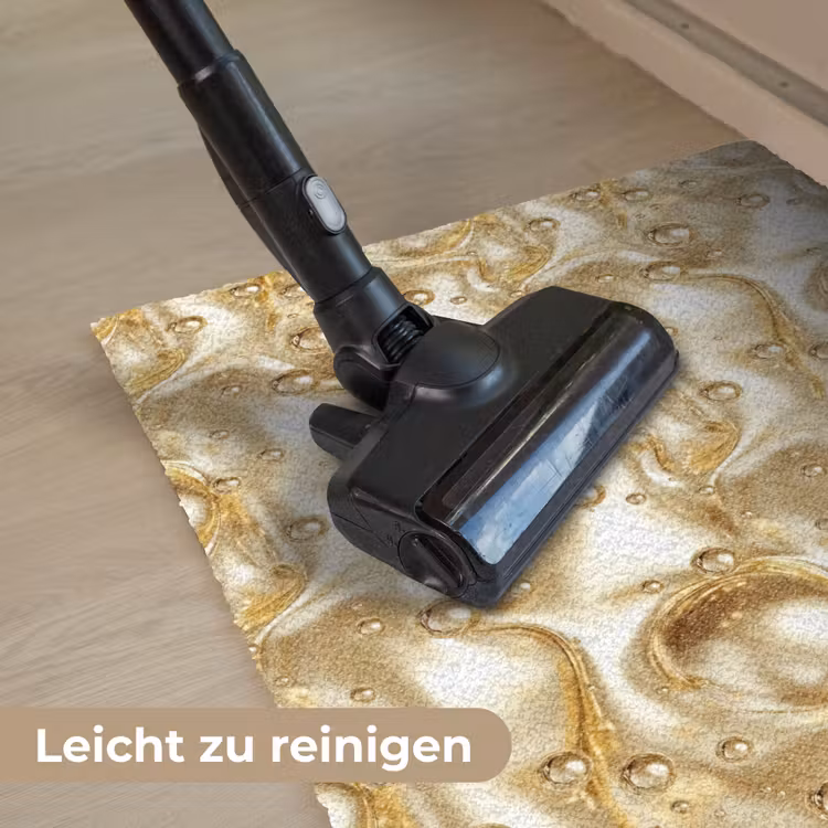 Vloeibaar - Druppels - Goud Deurmat klein 898 -reinigen_DE