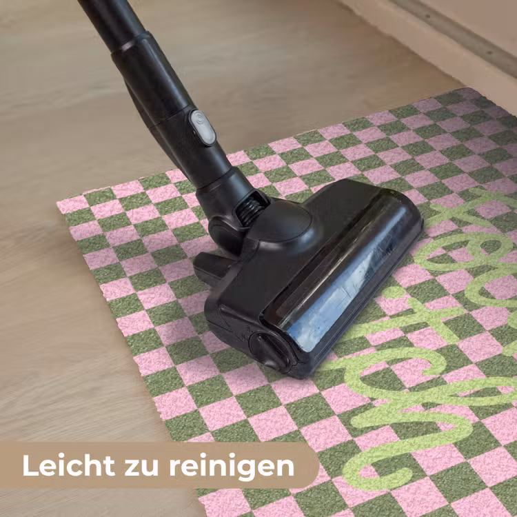 Focus - Vakken - Roze Deurmat klein -reinigen_DE