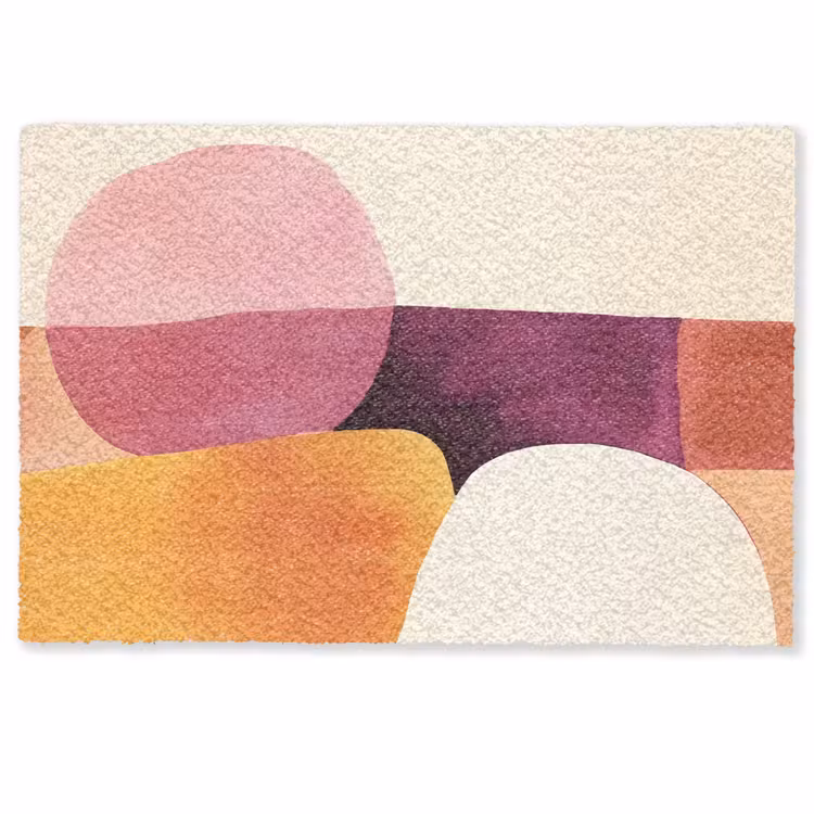 Vormen - Abstract - Kleurrijk Deurmat klein -zkaufland3d