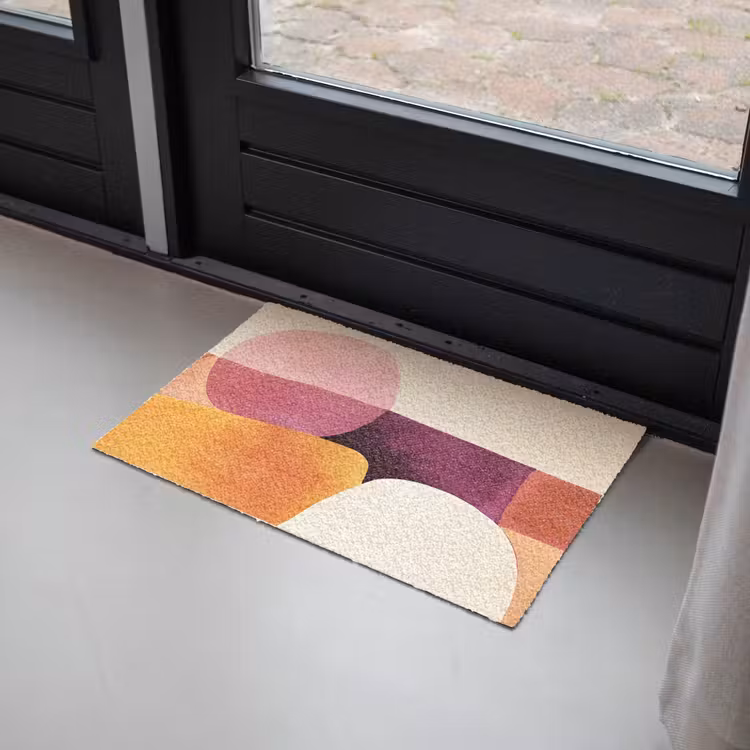 Vormen - Abstract - Kleurrijk Deurmat klein -sfeer2