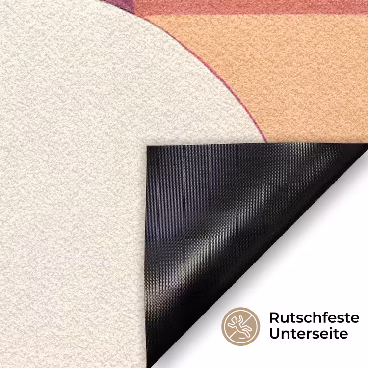 Vormen - Abstract - Kleurrijk Deurmat klein -antislip_DE