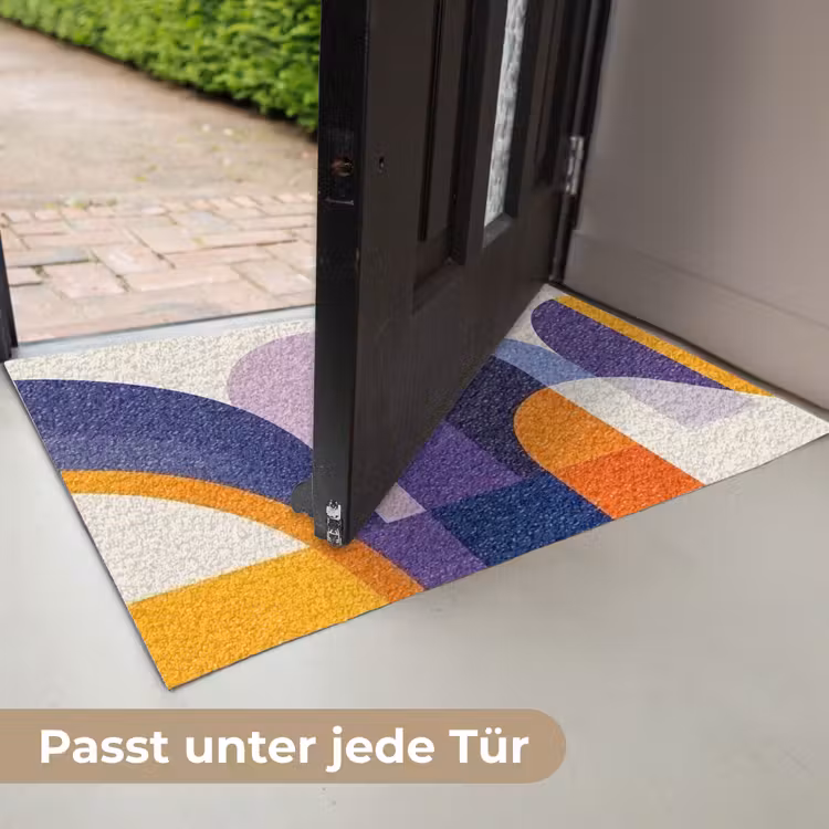Vormen - Abstract - Grafisch - Oranje Deurmat klein -USP_DE