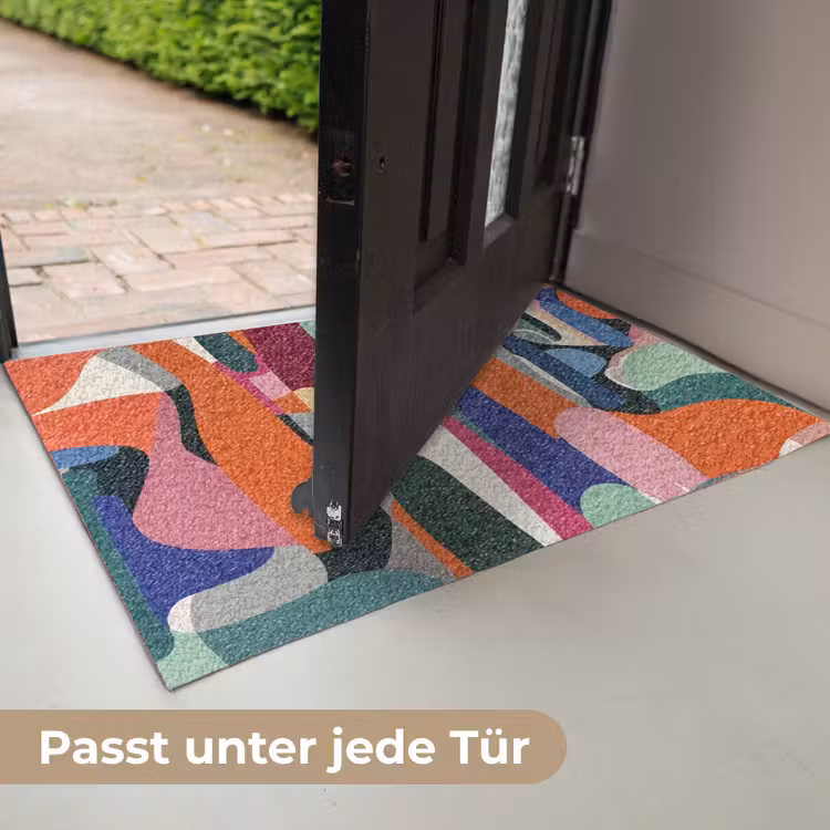 Vormen - Ritmisch - Kleuren - Abstract Deurmat klein -USP_DE