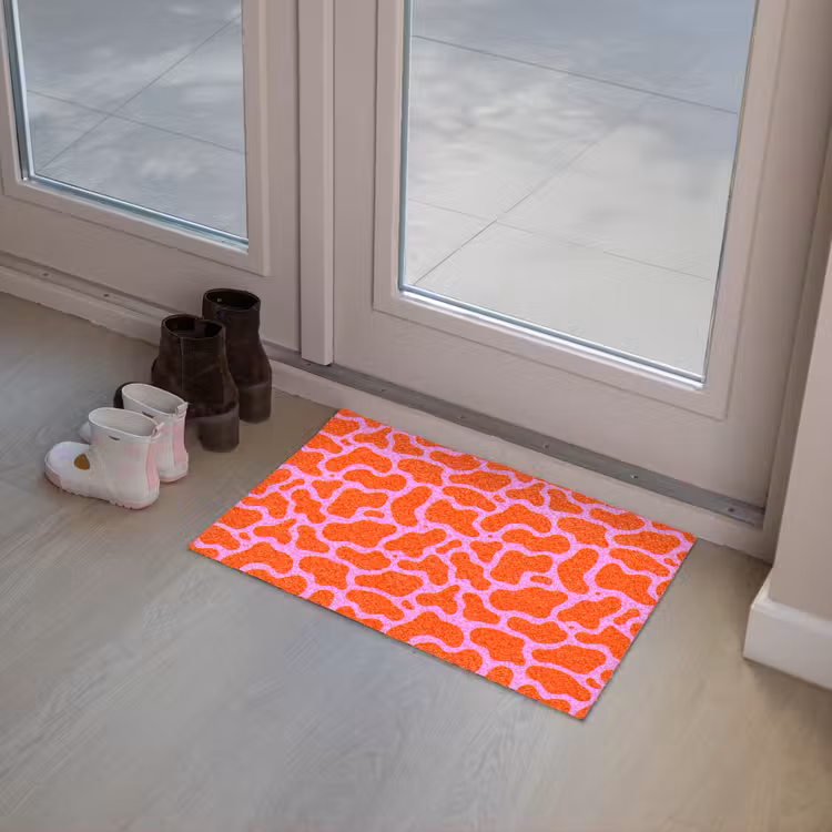 Vormen - Roze - Rood Deurmat klein 898 -sfeer3