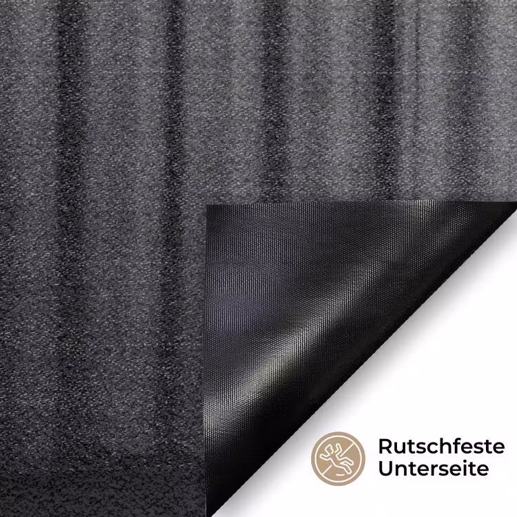 Vrouw - Bubbels - Zwart - Wit Deurmat klein -antislip_DE