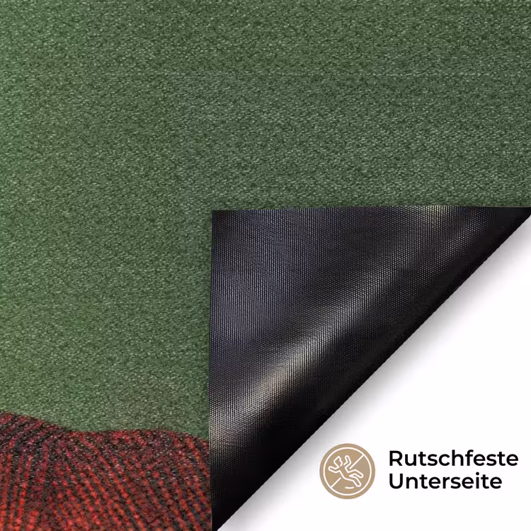 Vrouw - Groen - Bril - Aesthetic - Modern Deurmat klein -antislip_DE