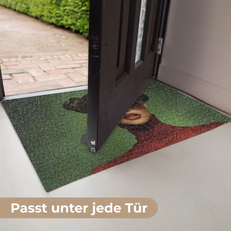 Vrouw - Groen - Bril - Aesthetic - Modern Deurmat klein -USP_DE