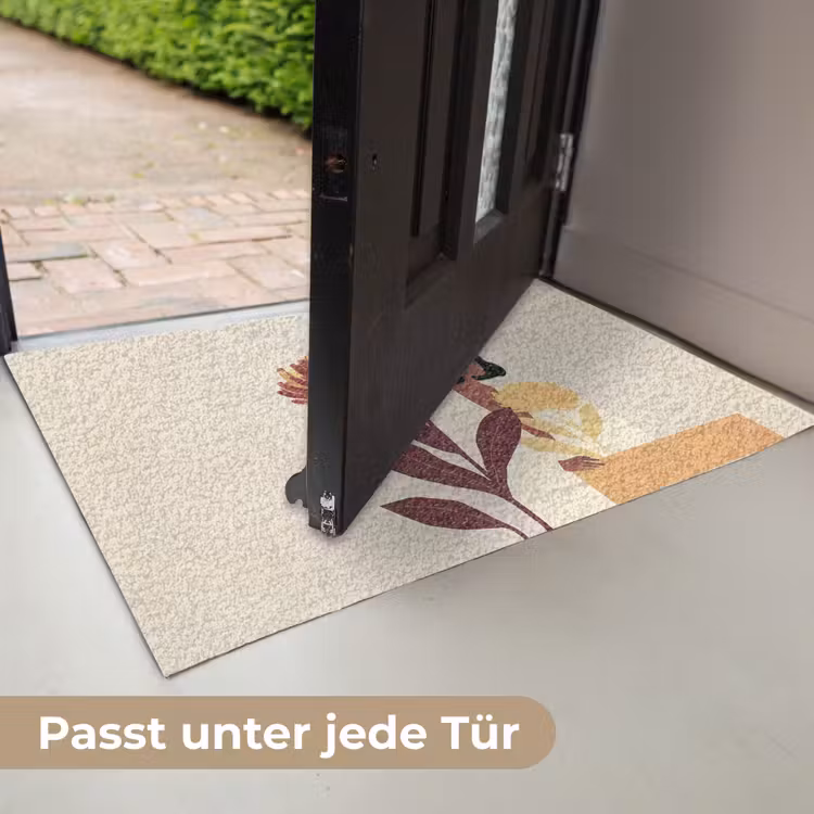 Vrouw - Minimalistisch - Bloem Deurmat klein -USP_DE