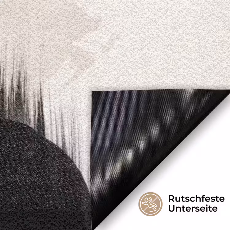 Vrouw - Portret - Modern - Goud - Kunst Deurmat klein -antislip_DE