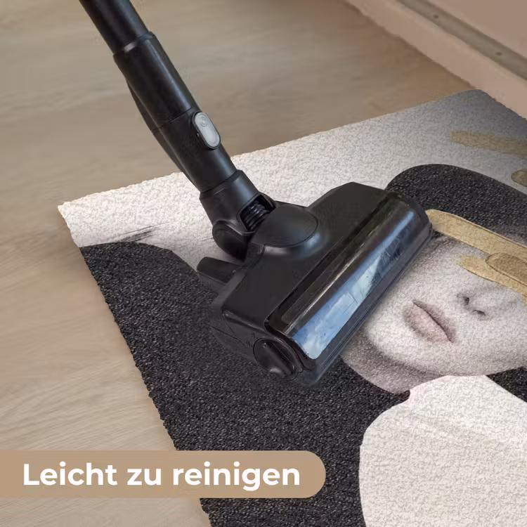 Vrouw - Portret - Modern - Goud - Kunst Deurmat klein -reinigen_DE