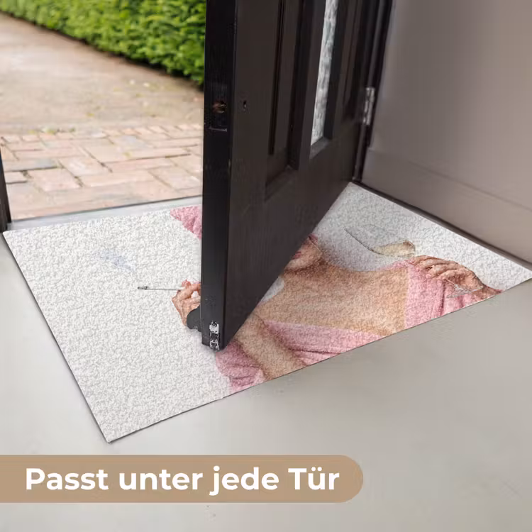 Vrouw - Roze - Wijn - Zonnebril Deurmat klein -USP_DE