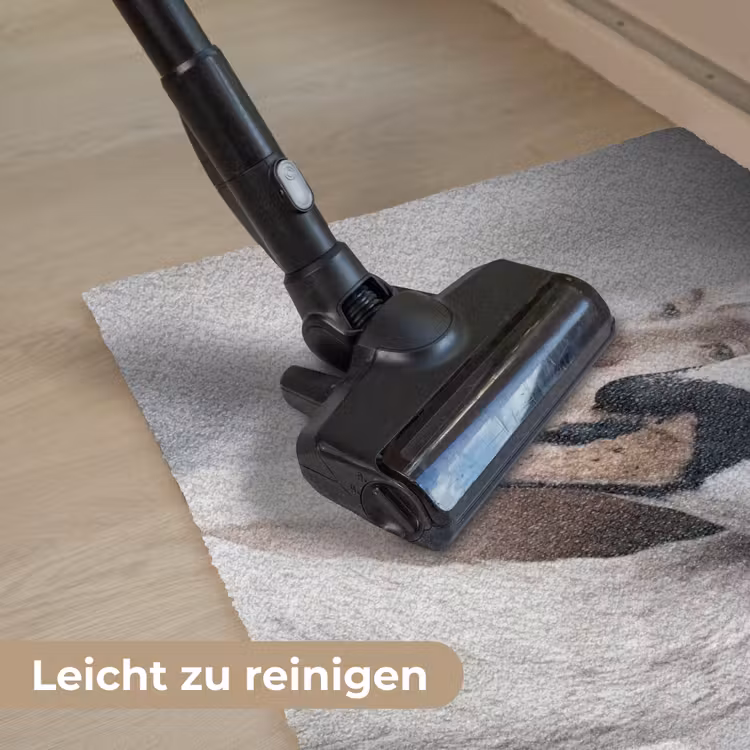 Vrouw - Zwaan - Wit Deurmat klein -reinigen_DE