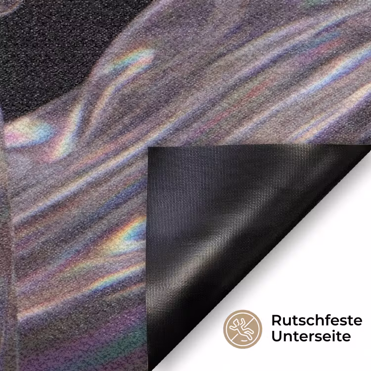 Vrouw - Bellen - Abstract - Kleurrijk Deurmat klein -antislip_DE