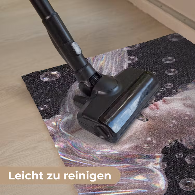 Vrouw - Bellen - Abstract - Kleurrijk Deurmat klein -reinigen_DE