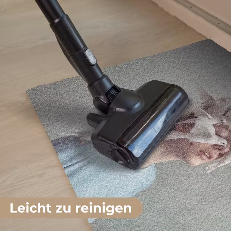 Vrouw - Vogels - Abstract - Modern - Wit Deurmat klein -reinigen_DE