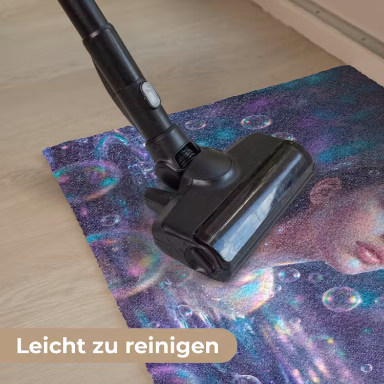 Vrouw - Water - Portret - Kleurrijk - Modern Deurmat klein -reinigen_DE