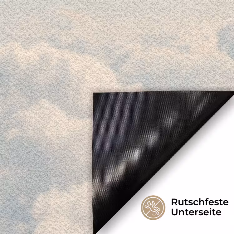 Fußmatte - Frauen – Tauchhaltung – Wolken - Vrouwen - Duikhouding - Wolken Deurmat klein
