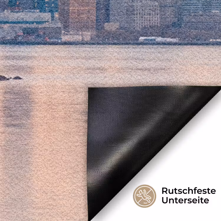 Fußmatte - Freiheitsstatue – New York – Sonnenaufgang – Stadt – Architektur - Vrijheidsbeeld - New York - Zonsopgang - Stad - Architectuur Deurmat klein