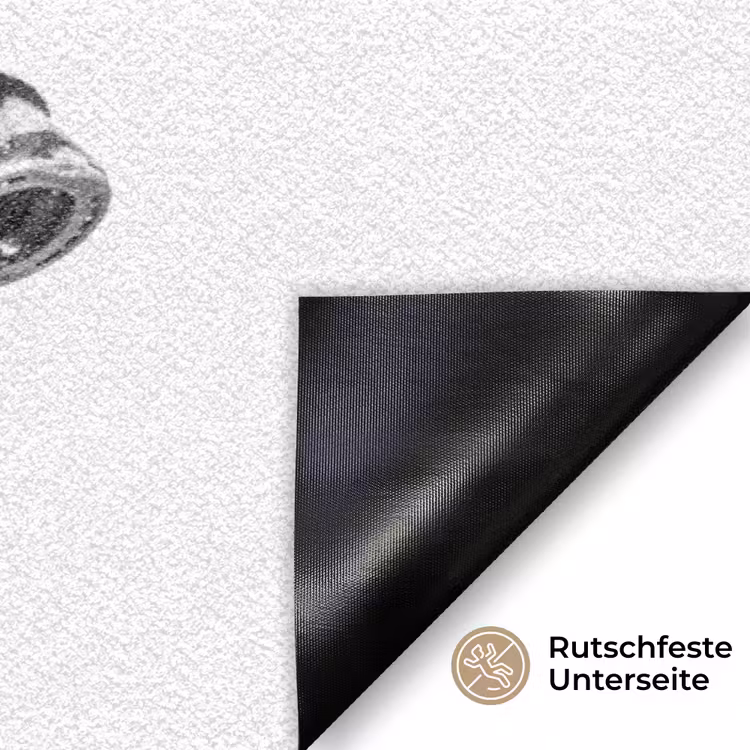 Fries - Hengst - Modern Deurmat klein -antislip_DE
