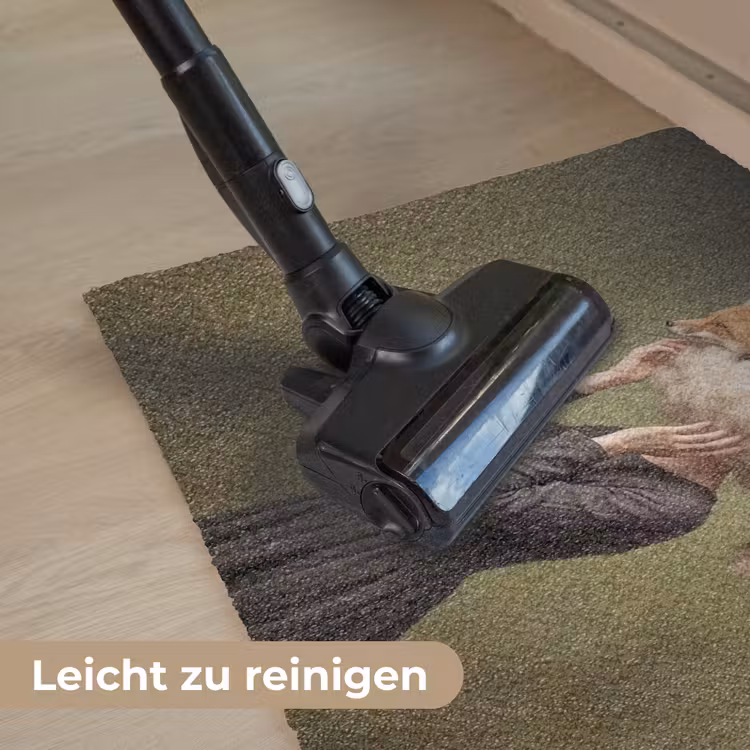 Vos - Surrealistisch - Groen Deurmat klein -reinigen_DE