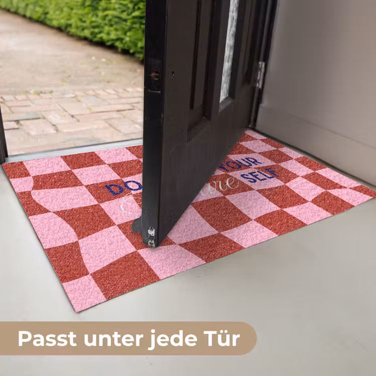 Furture - Geblokt - Rood Deurmat klein -USP_DE