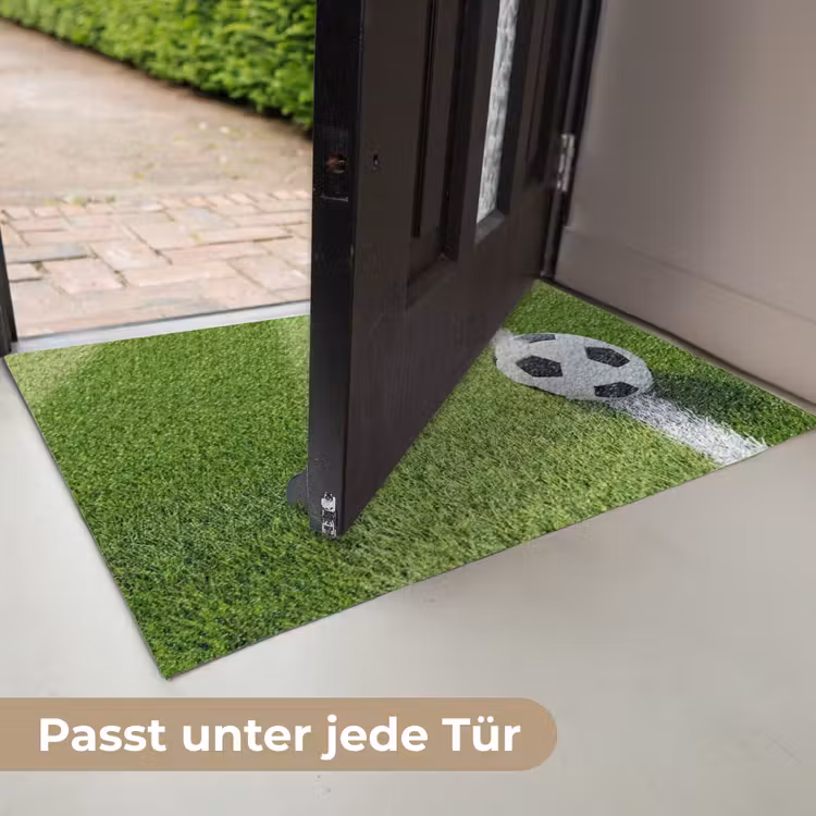 Voetbal - Grasveld - Sport - Groen Deurmat klein -USP_DE