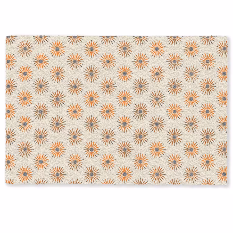 Madelief - Patroon - Oranje Deurmat klein 898 -zkaufland3d