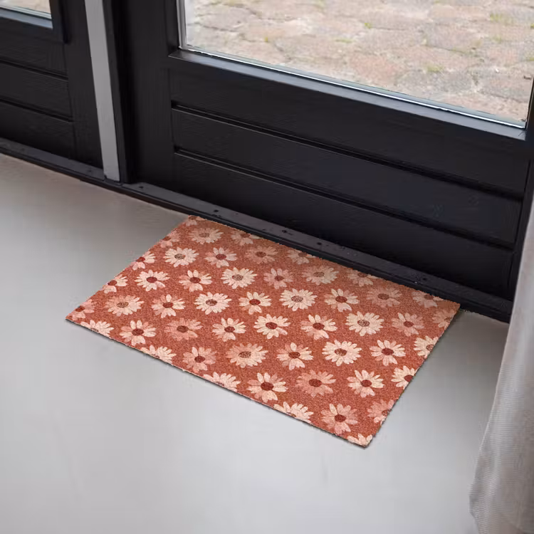 Madelief - Retro - Terracotta Deurmat klein 898 -sfeer2