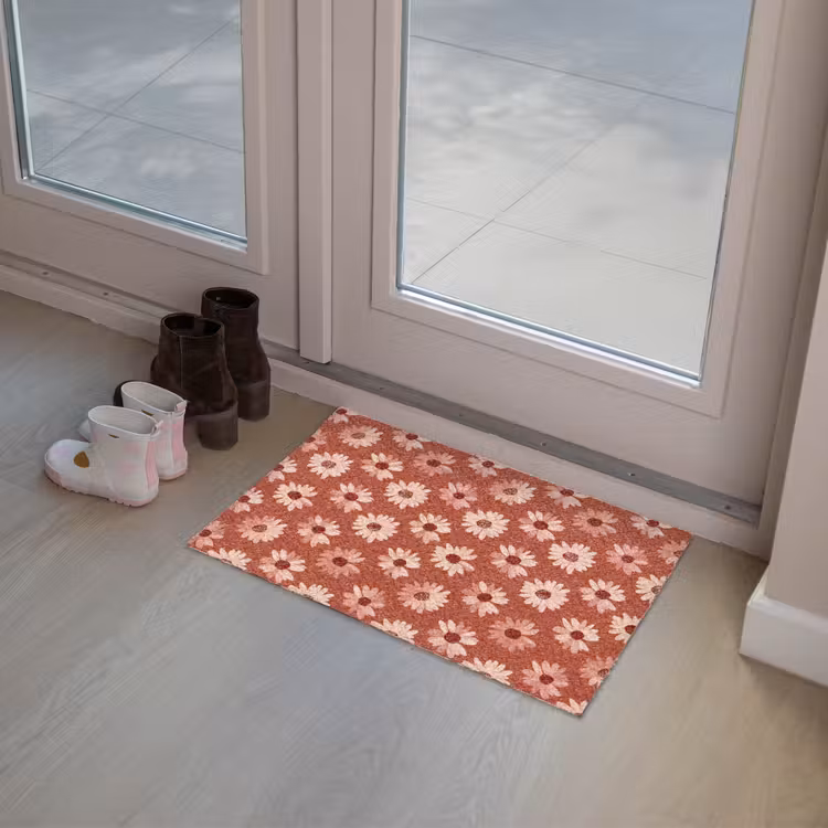 Madelief - Retro - Terracotta Deurmat klein 898 -sfeer3