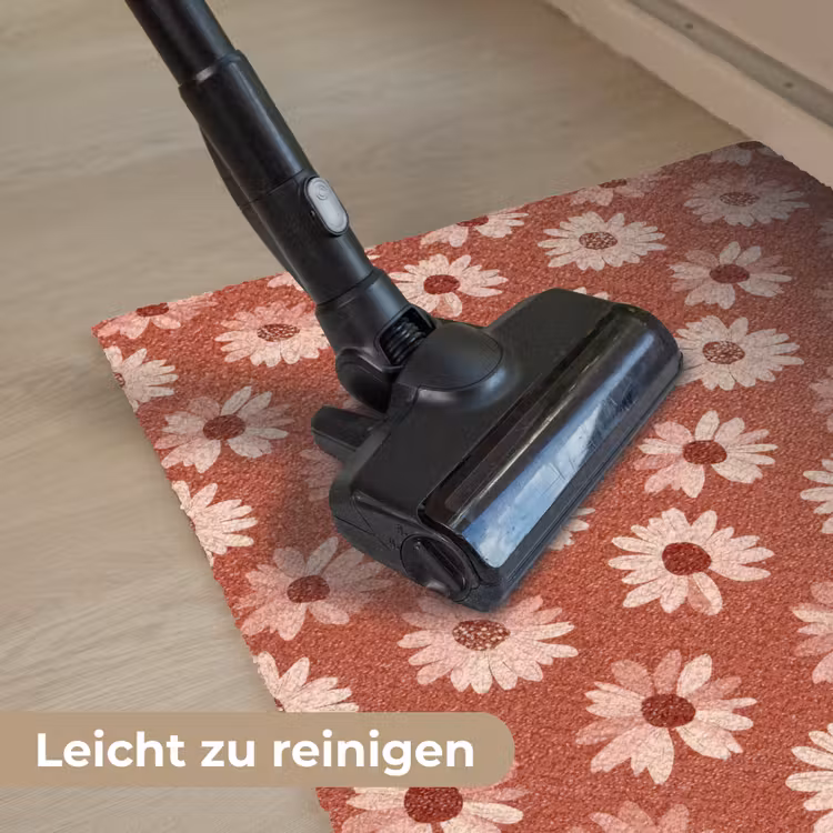 Madelief - Retro - Terracotta Deurmat klein 898 -reinigen_DE