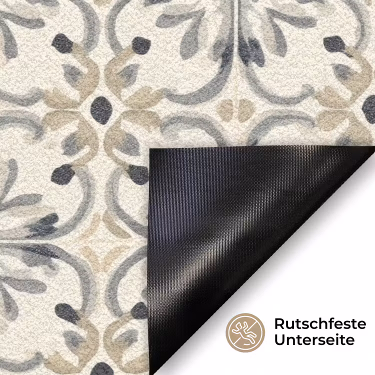 Floraal - Patroon - Kleurrijk Deurmat klein 898 -antislip_DE