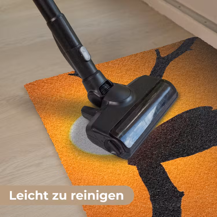 Gier - Tak - Zon - Oranje Deurmat klein -reinigen_DE