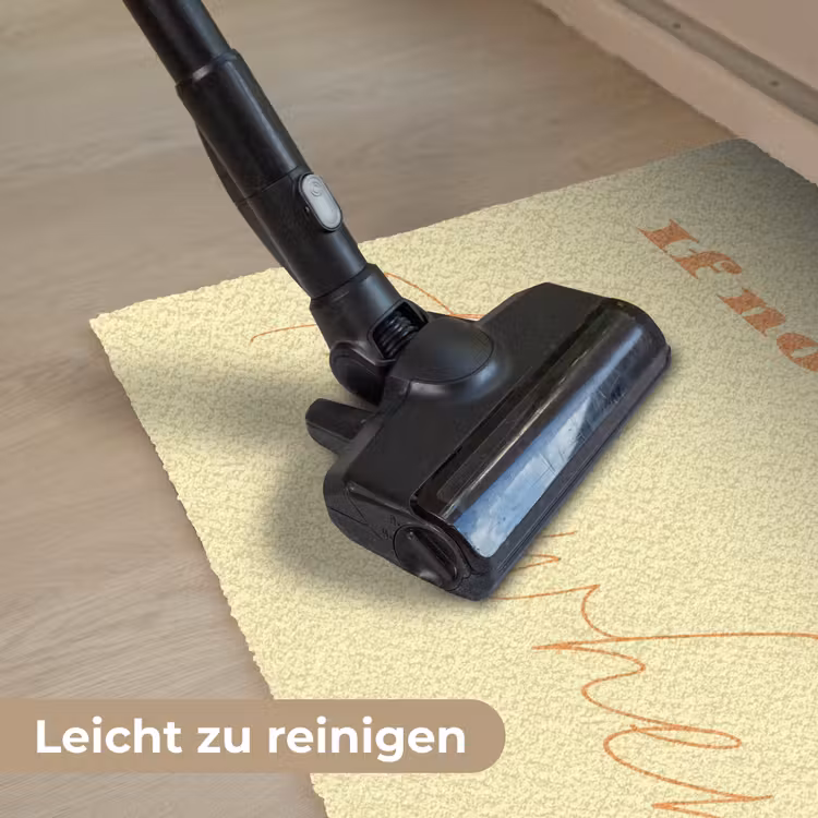 Geel - Oranje - if not now then when Deurmat klein -reinigen_DE