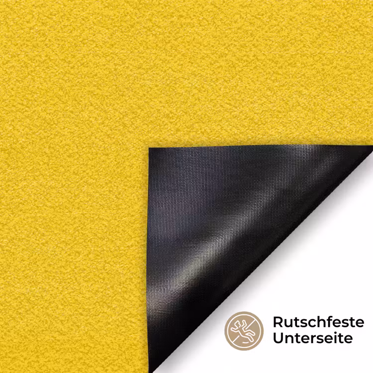Geel - Roze - Oh - 3D Deurmat klein -antislip_DE
